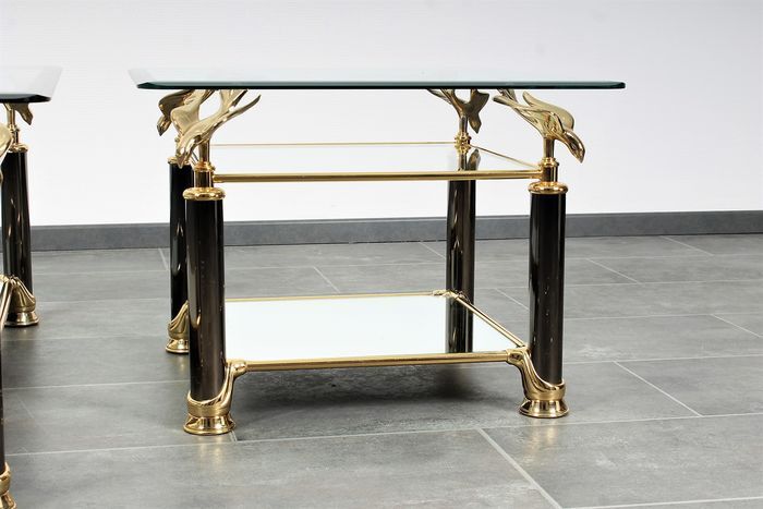 Hollywood Regency style coffee tables (2)