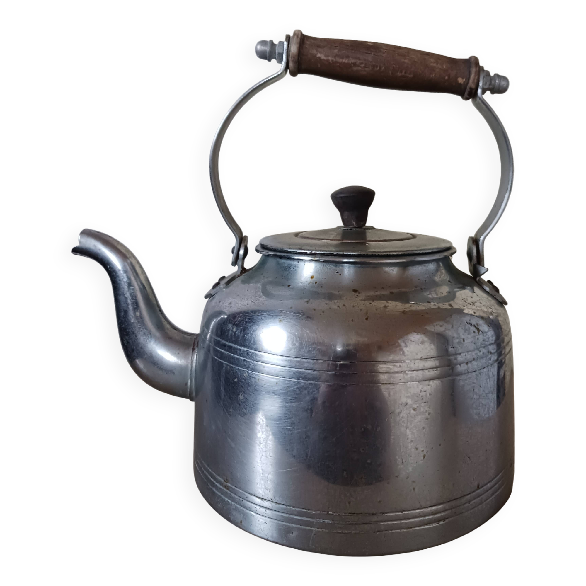 Chrome-plated copper kettle from the 50s.
