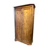 Large old pine cabinet