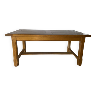 Solid oak farmhouse table
