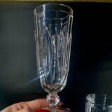 3 verres géants baccarat 280ml m.à feuilles