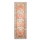 Tapis de couloir oriental vintage rouge et beige 3x11, 107x336 cm