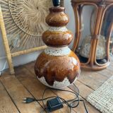 Vintage ceramic floor lamp from the 70s