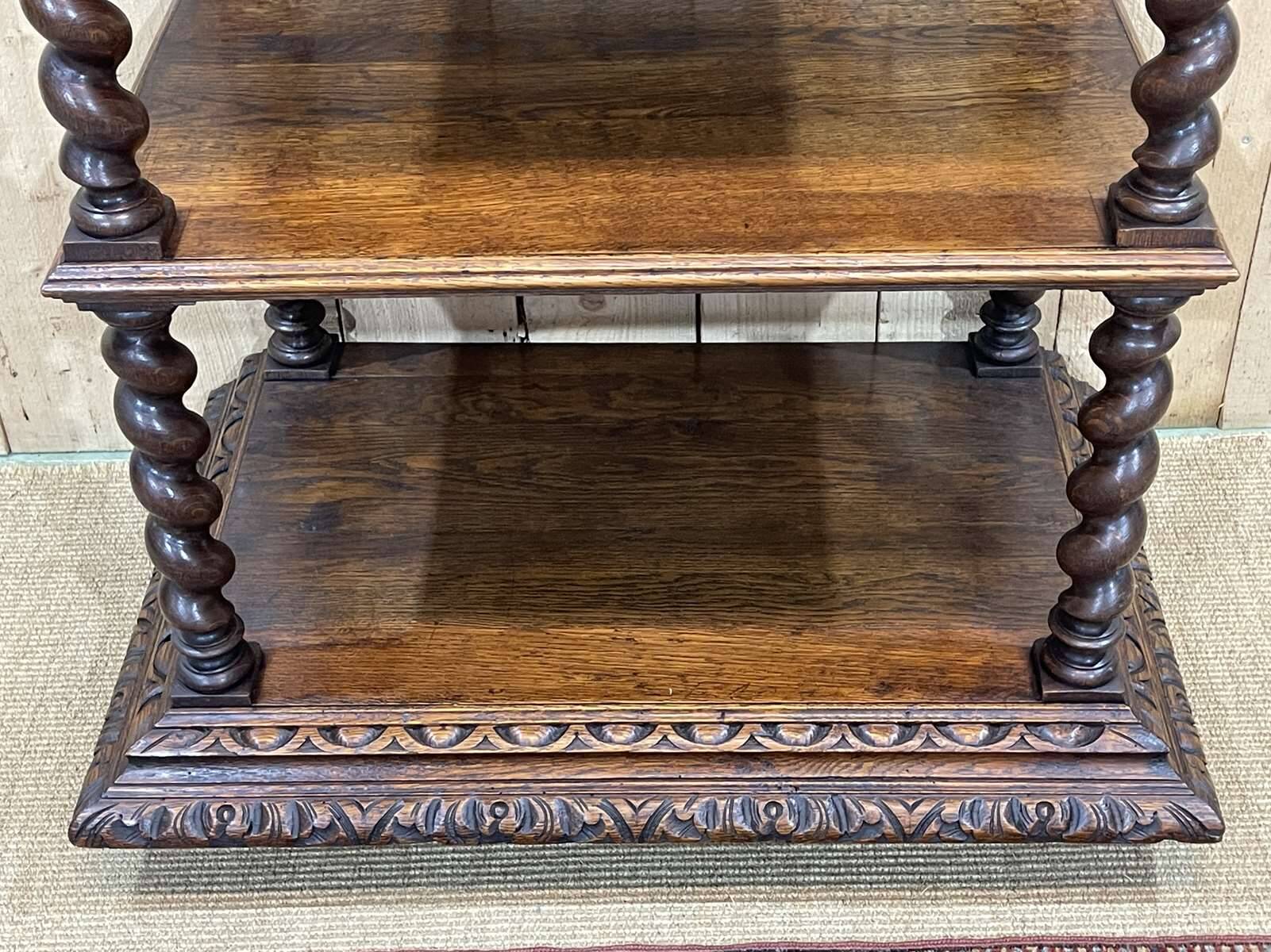 Henry II console in oak early 20th century