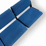 Banc vintage bleu des années 1960 par Roger Tallon