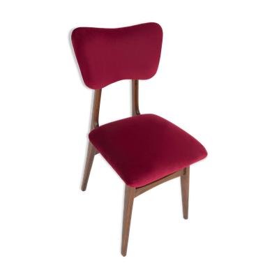 Chaise Bourgogne Rouge du 20ème Siècle, 1960