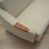 Beige sofa bed, Danish design, 1970s, manufacture: Denmark