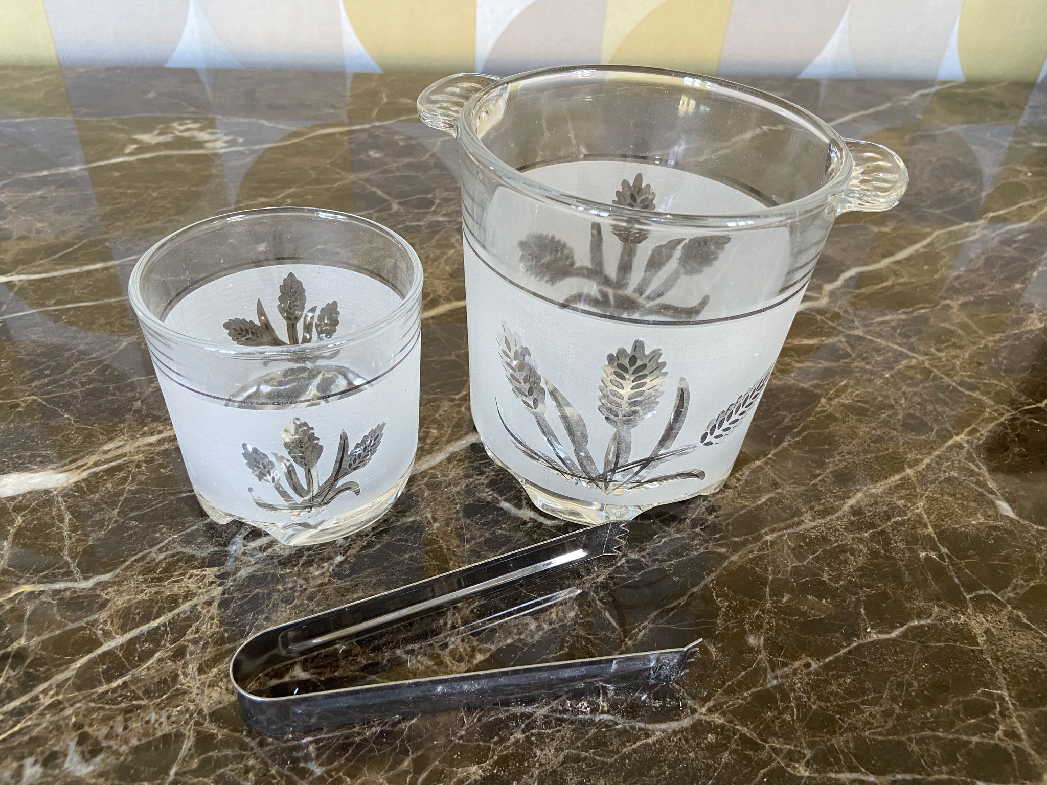 Verres à Whisky et seau à glaçons