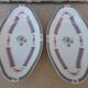 2 limoges porcelain raviers La Licorne China Impériale