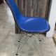Eames Herman Miller DSR Eiffel blue skai vinyl fibreglass chair