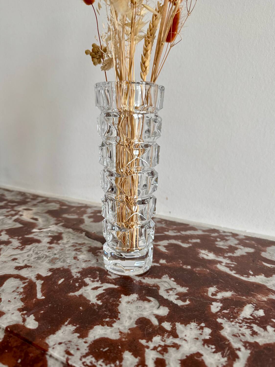 Small faceted vase Luminarc