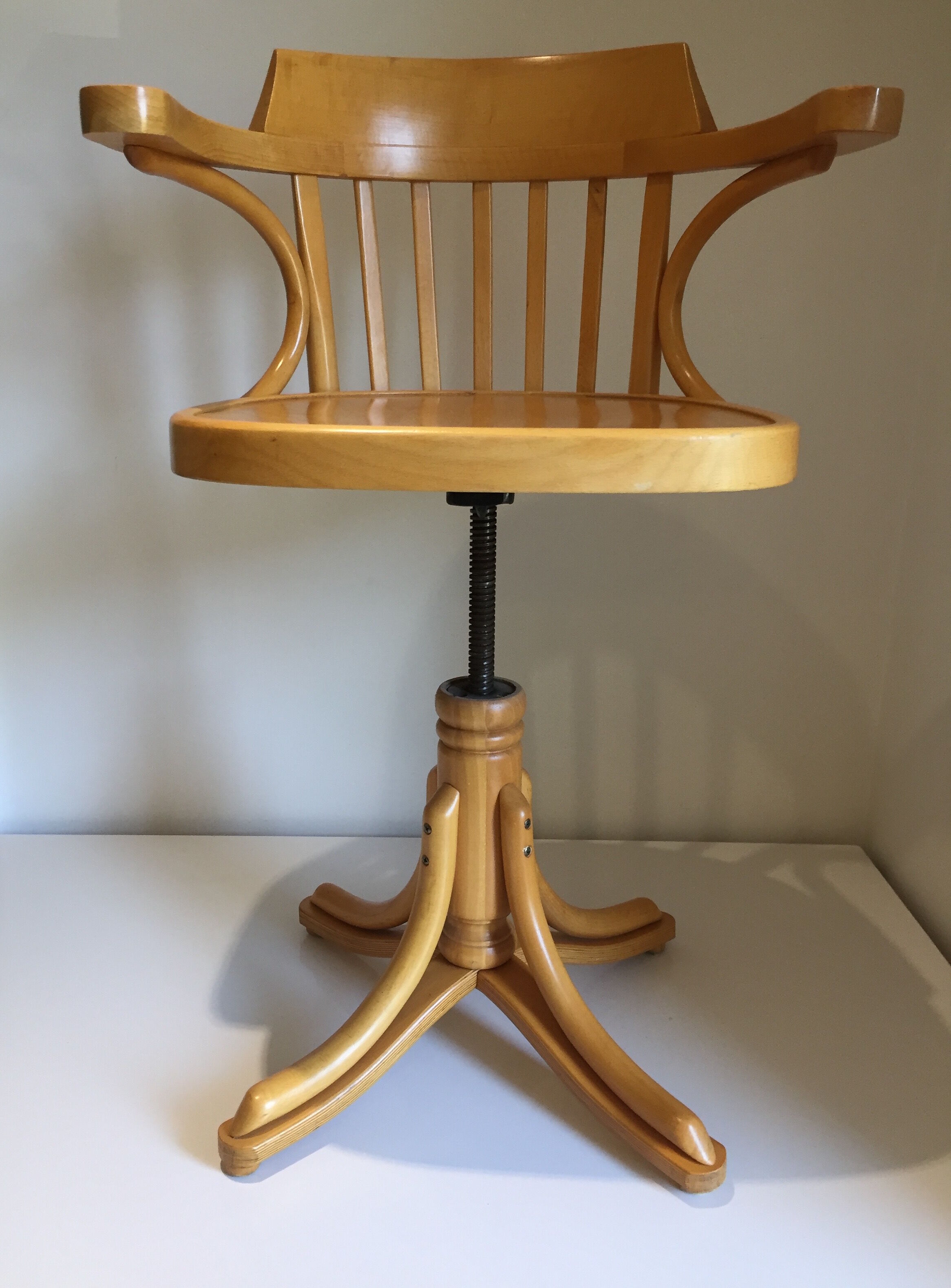 Swivel office chair, ZPM Radomsko for Thonet, year 1960