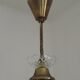 Preciosa Jablonec Czech Crystal & Brass Montgolfier Single Light Chandelier 4550