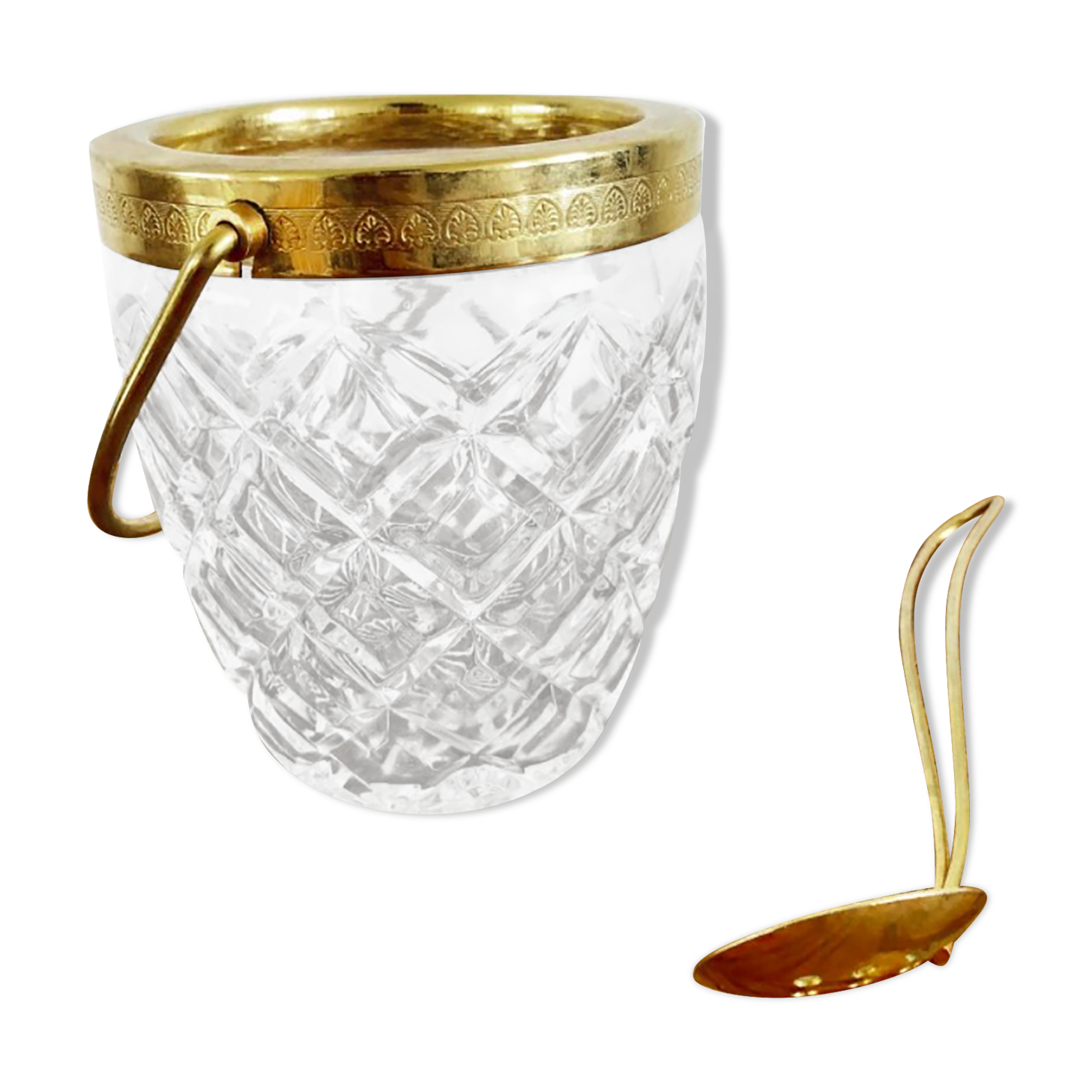 Bucket and ice spoon