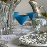 6 verres à cocktails en cristal