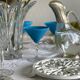 6 crystal cocktail glasses