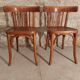 Paire de chaises bistrot 5 barreaux