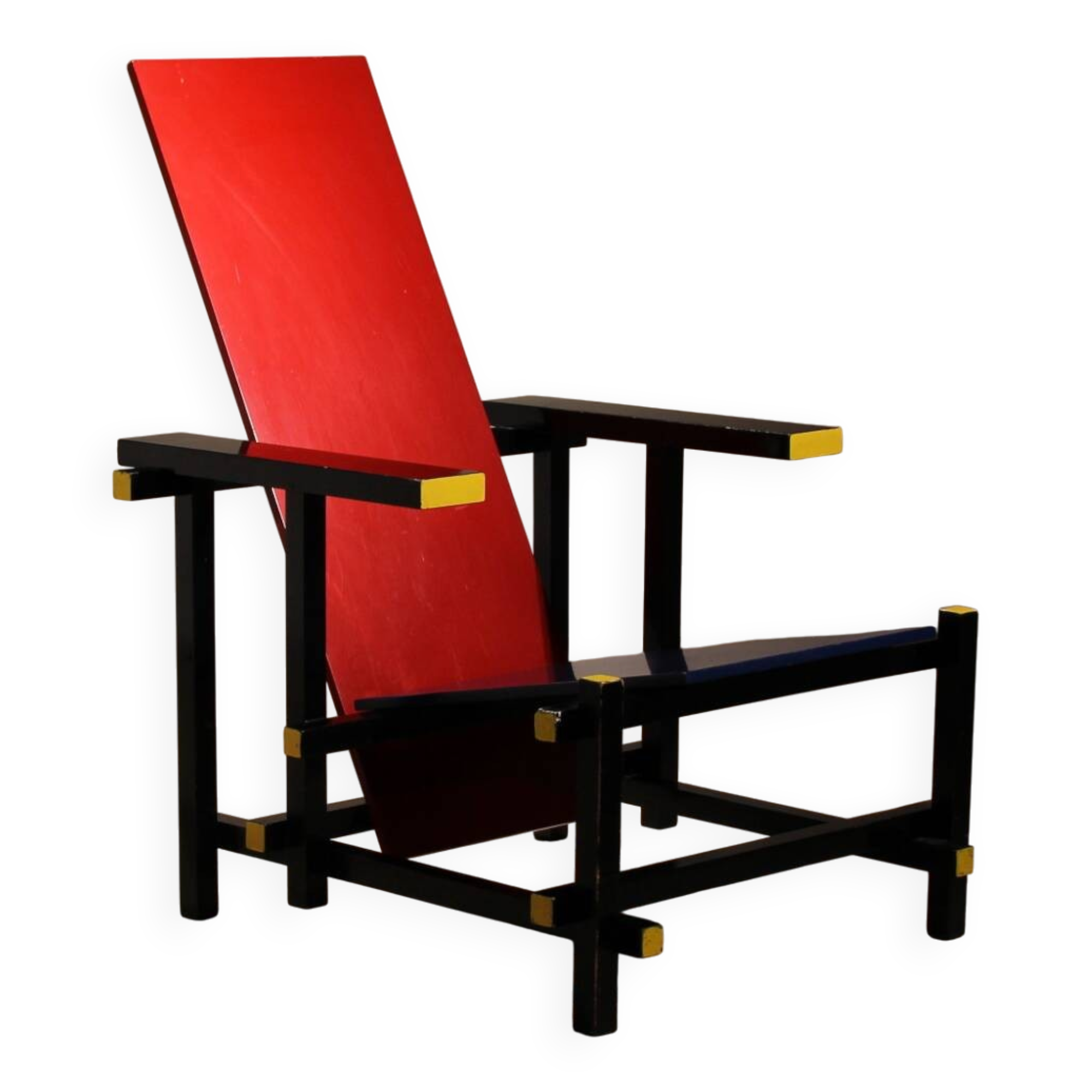 Early ‚Red and Blue‘ Chair by Gerrit Rietveld for Cassina | Italy 1970s