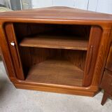 Vintage Danish corner cabinet DYRLUND