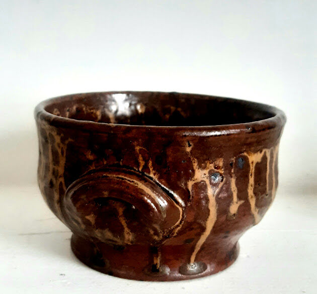 Pair of stoneware bowls by André Bodin, 1950