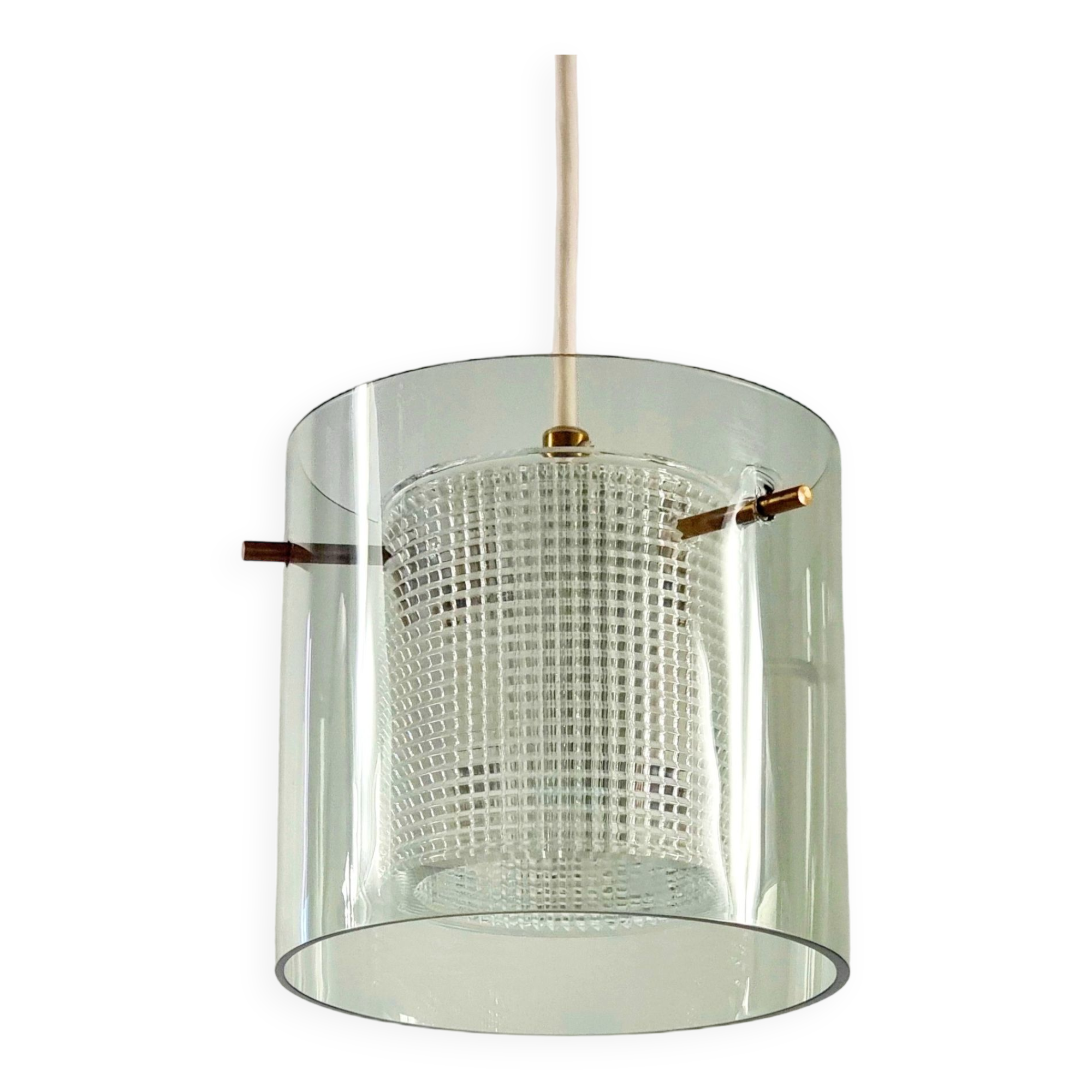 Mid-Century Scandinavian Glass Ceiling Light by Carl Fagerlund for Orrefors, 1960s