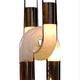 Murano Glass Chain Chandelier in Metal by Aldo Nason for Mazzega