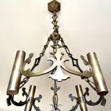 Neo-Gothic chandelier with 4 lights