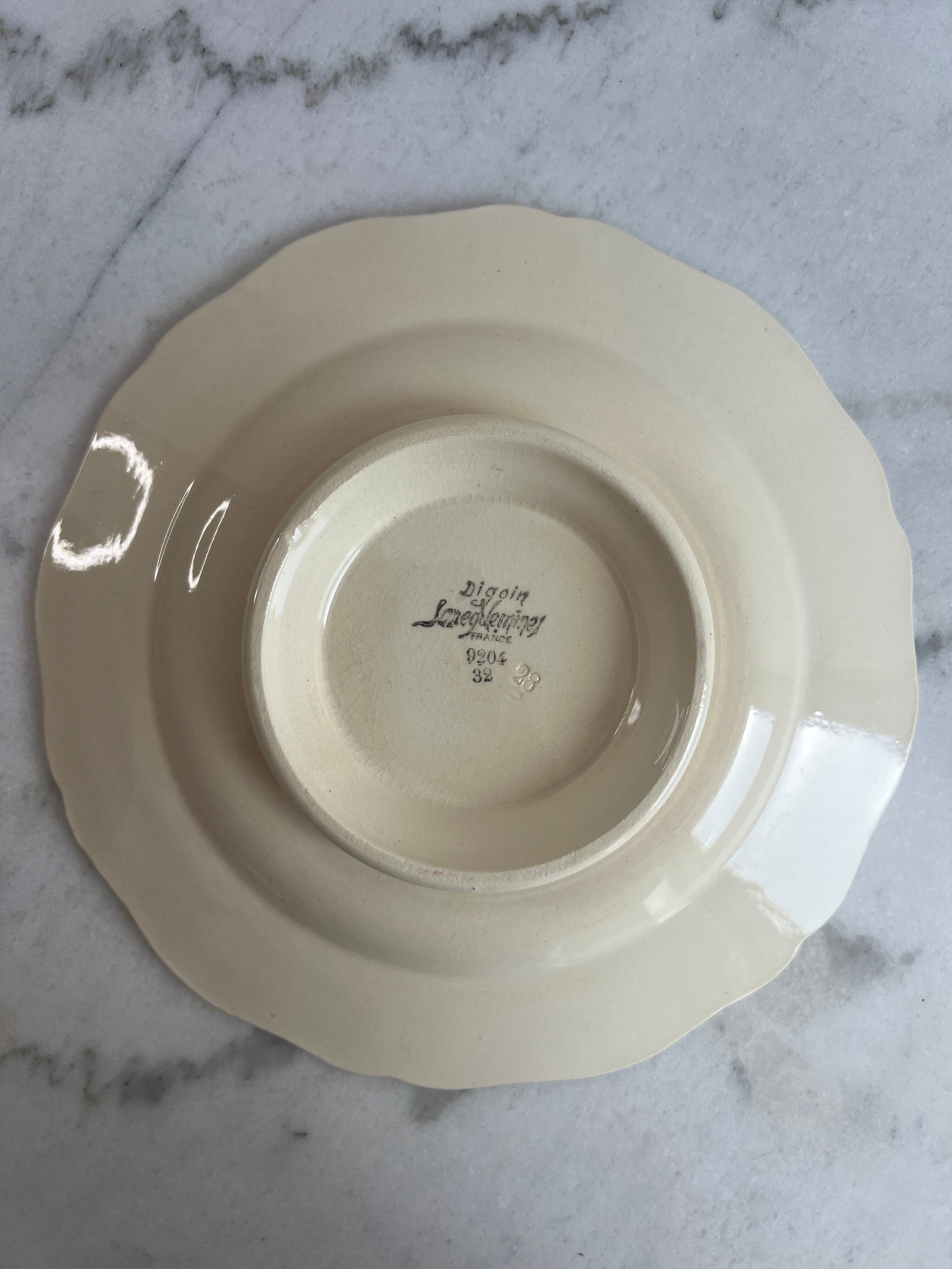 Plat de présentation, compotier Sarreguemines