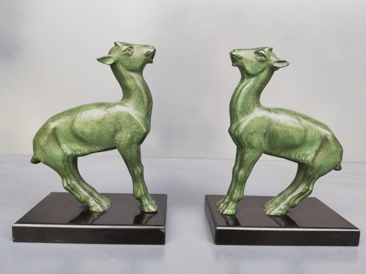 Paire de serre livres art déco