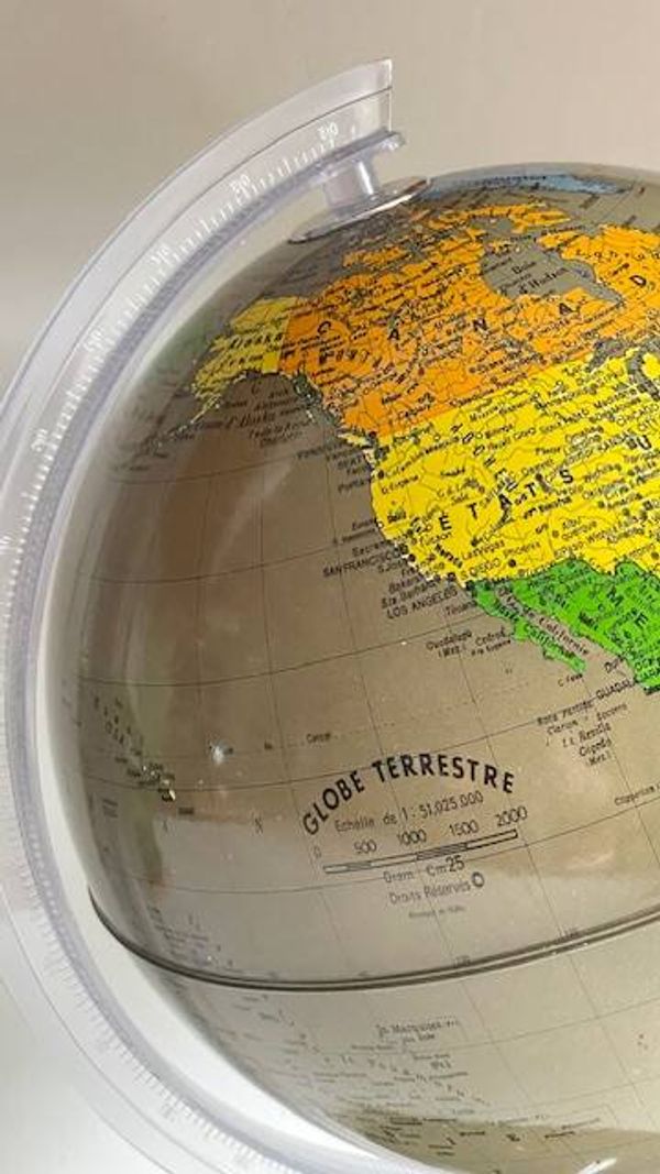 Globe terrestre lumineux made in italy