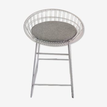 Wire stool km06 par Cees Braackman et Adriaan Dekker pour Pastoe