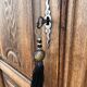 Antique oak bonnetière