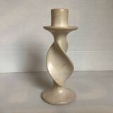 Soapstone candle holder