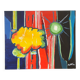 “Green or white, the sun?” Oil on canvas, signed Baltran