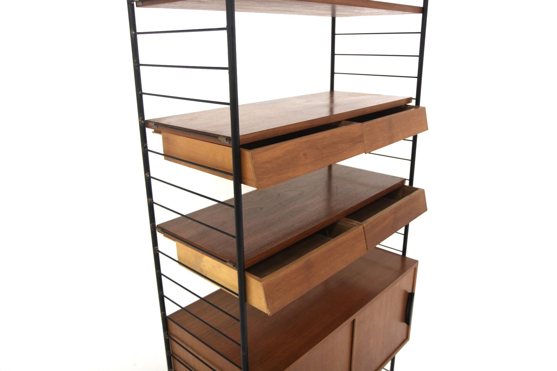 Scandinavian teak bookcase "Cortina", Möbel-IKEA, Sweden, 1950