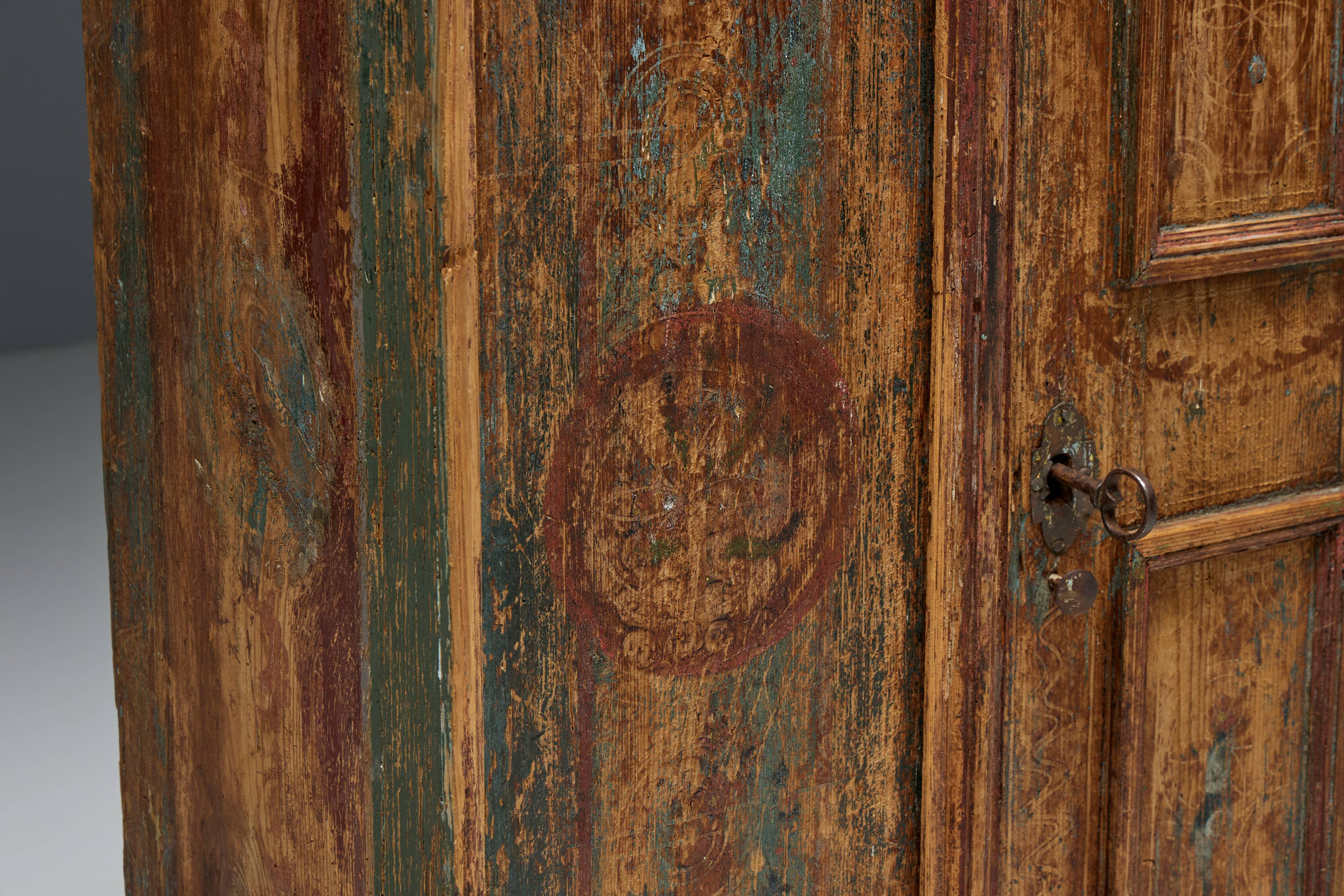 Rustic Travail Populaire Cabinet, France, 18th Century