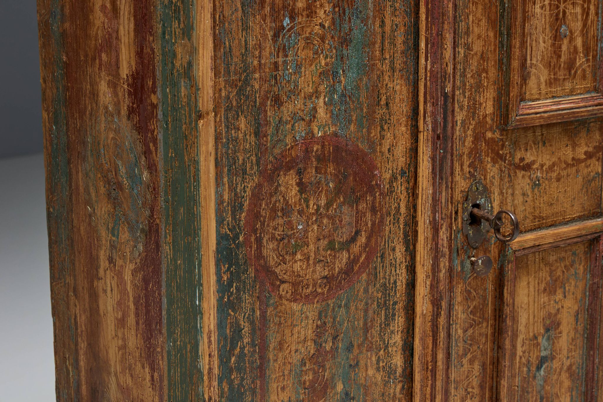 Rustic Travail Populaire Cabinet, France, 18th Century