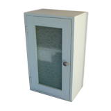 Medicine Cabinet glass wood of the 1950s