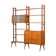 Scandinavian free standing teak wall unit, Norway 1960s.
