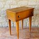 Table de chevet vintage sur pieds compas,  1950