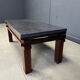 Vintage wooden and stone top coffee table, 1970s