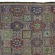 Turkish Kilim Yuruk Vintage 173x284 cm Geometric Green and Blue