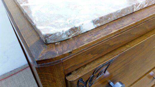 Commode avec miroir