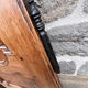 Old wardrobe door