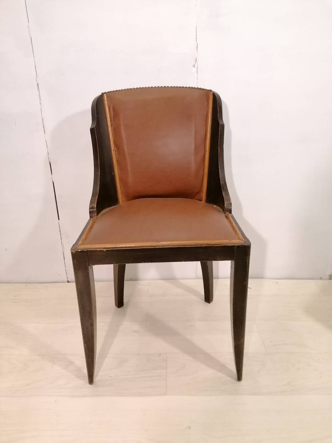 Suite de 6 chaises gondoles époque Art Déco