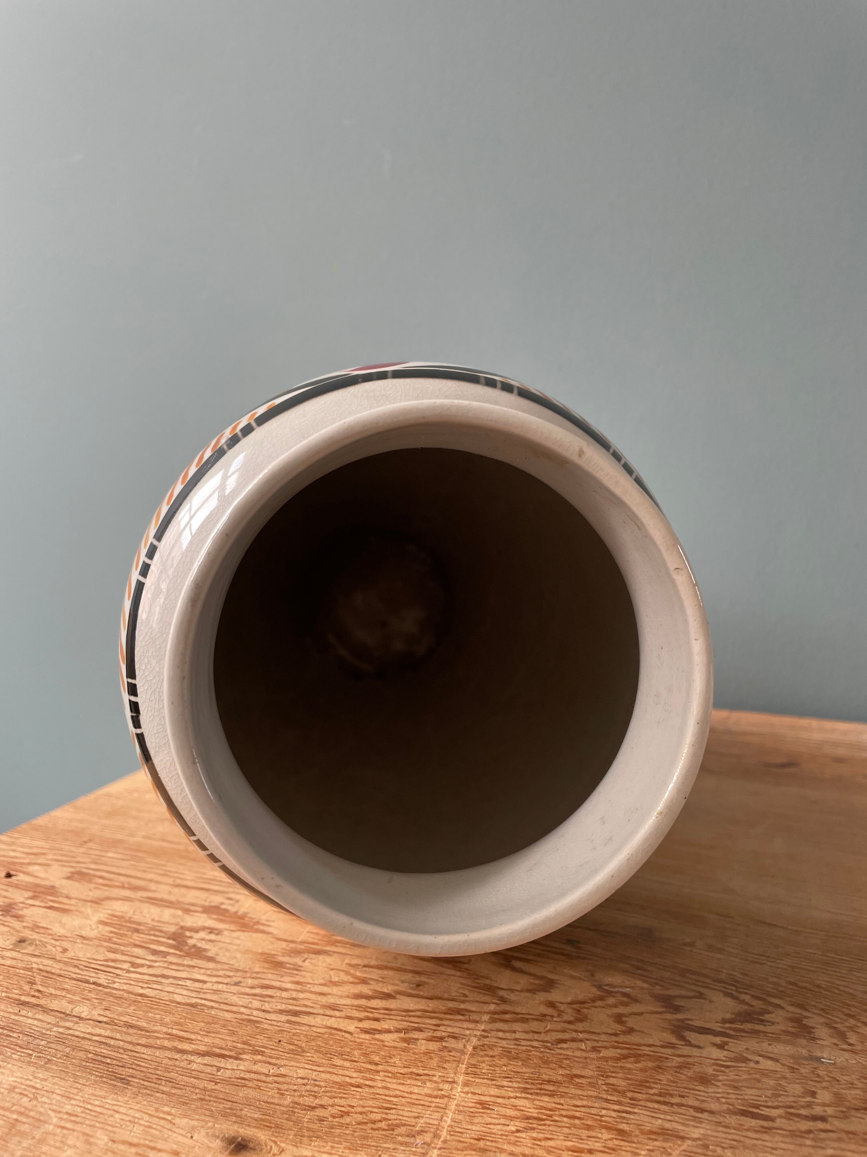 Art Deco vase Keller and Guérin, Lunéville, 1930