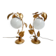 Set of 2 Florentine table lamps from Italy, 1960s