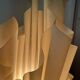 Corolle lamp by Georgia Jacob, luminous sculpture, French design from the 1970s.