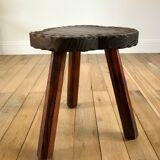 Cowherd stool tripod brutalist style 40s-50s