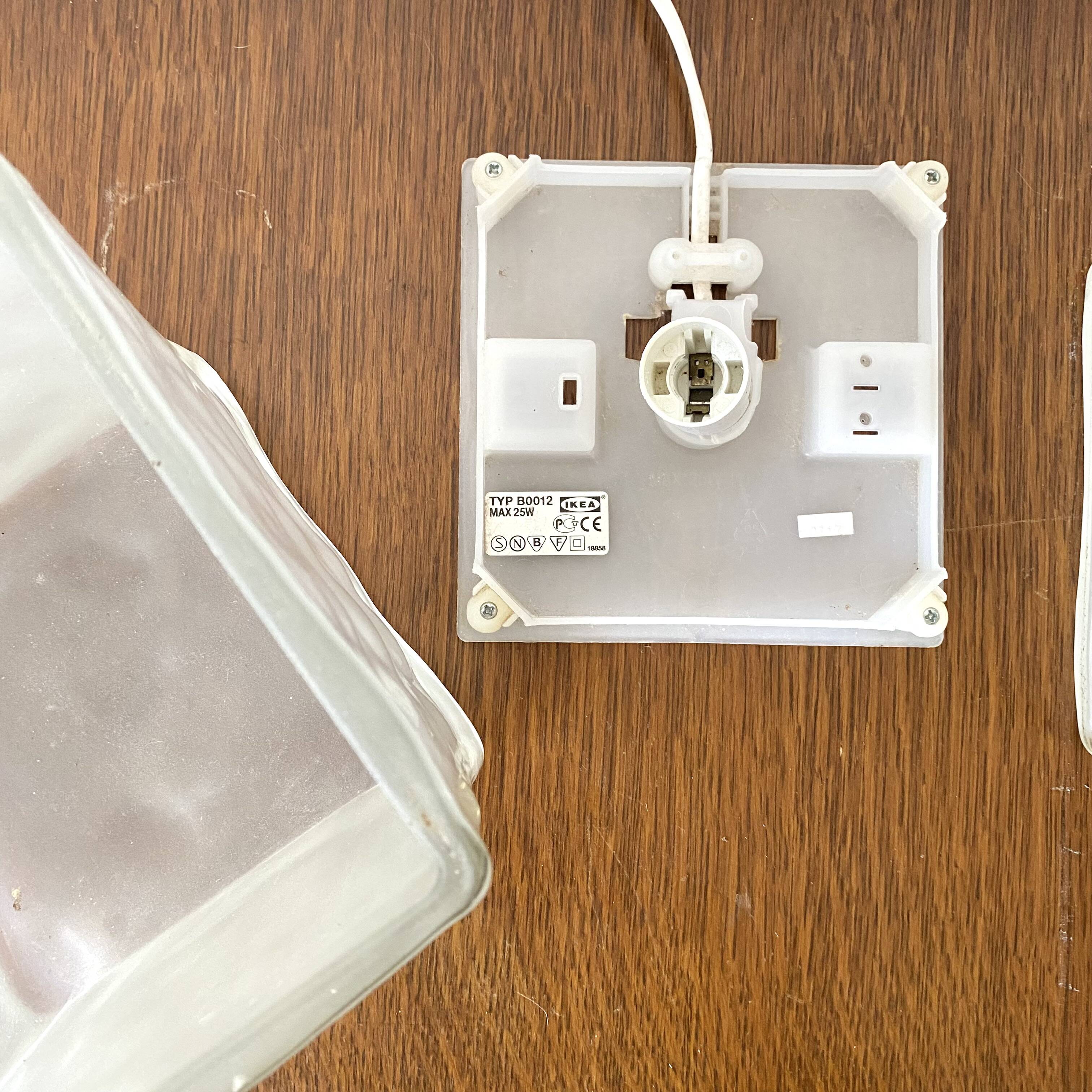 Vintage IKEA Iviken Ice Cube Lamps